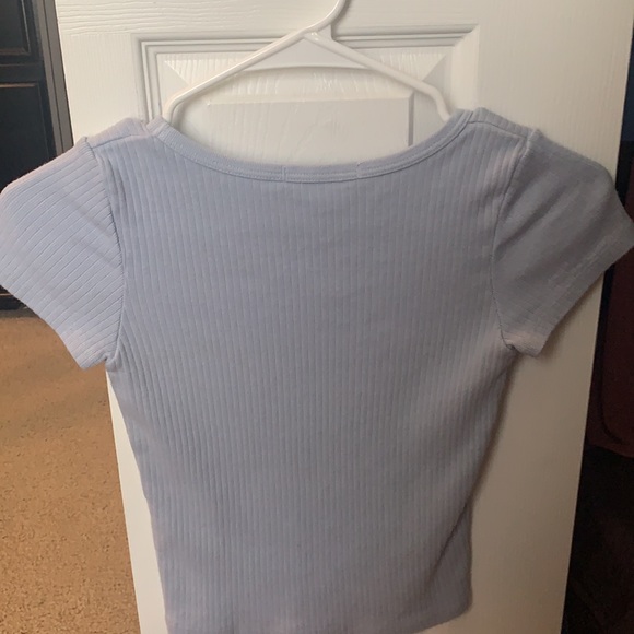 BRANDY MELVILLE ZELLY TOP BABY BLUE - Picture 3 of 3